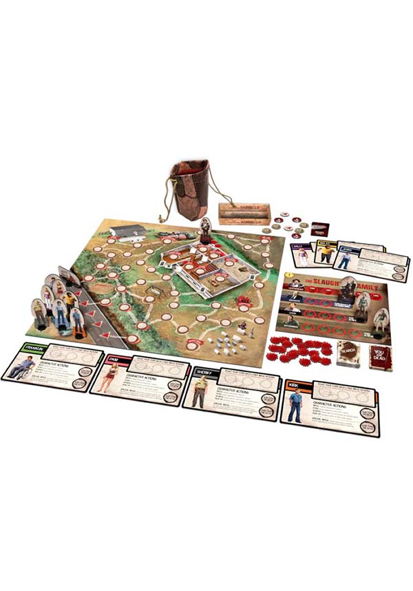 Texas Chainsaw Massacre: An Intense Horror Board Game for 1 - 4 Players