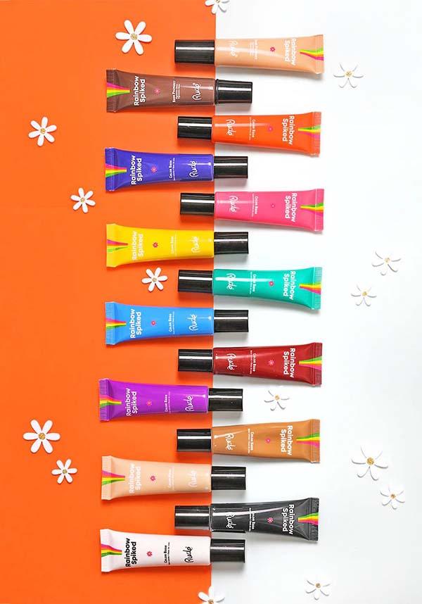 Red-Spiked Rainbow Base Pigment for Intense Makeup Color