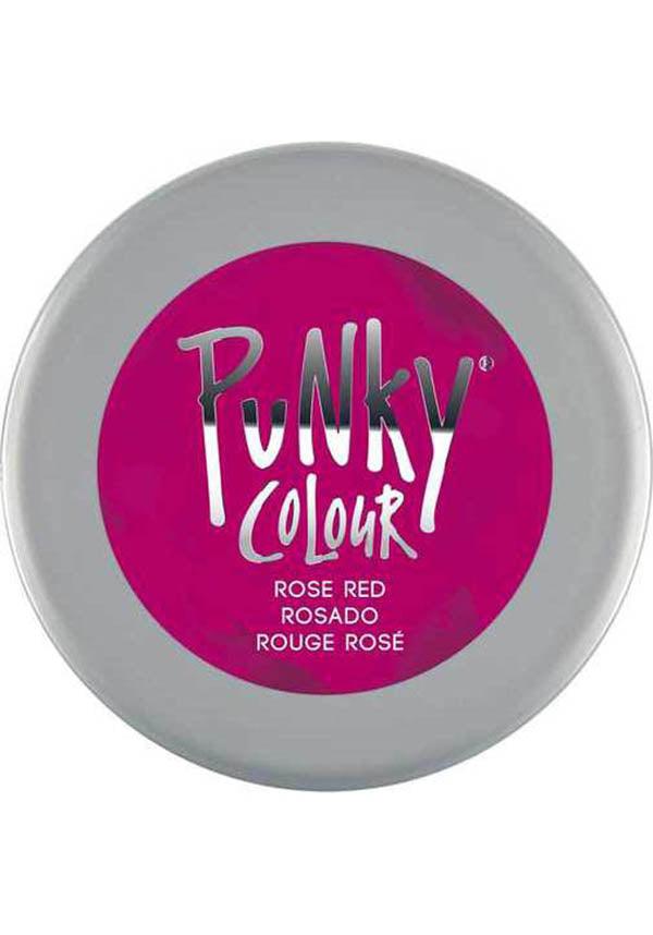 Punky Rose Red Semi - Permanent Vegan Hair Colour with Strawberry Flavor