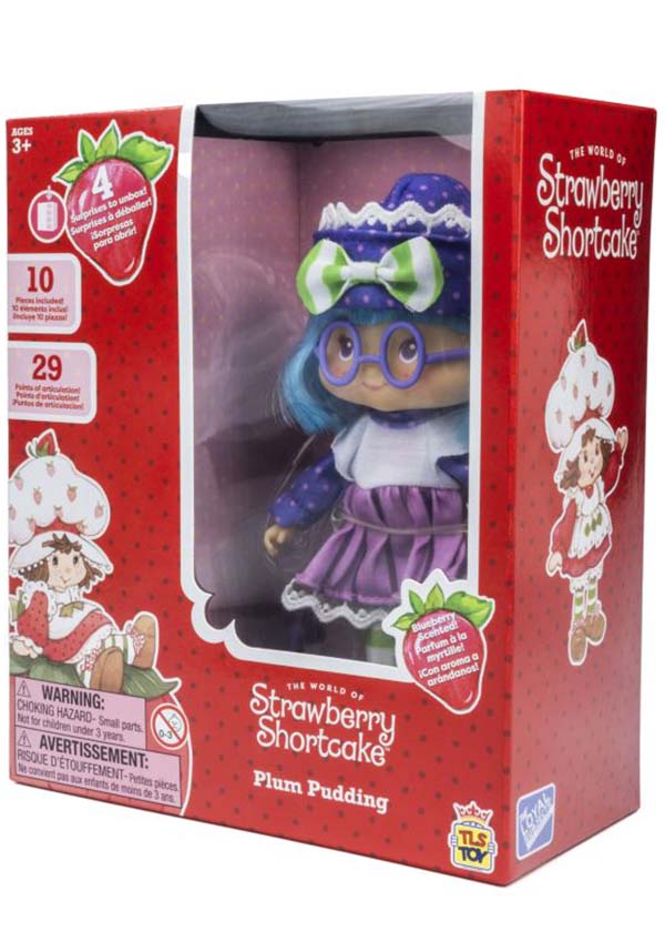 Vintage 5.5 - inch Strawberry Shortcake Plum Pudding Fashion Doll