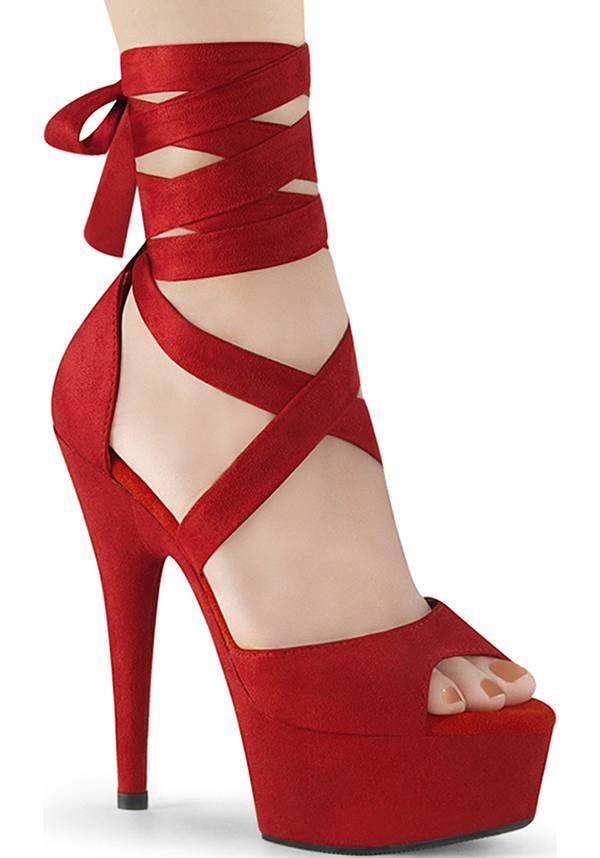 PREORDER! Red DELIGHT-679 Platform Heels with Stylish Design