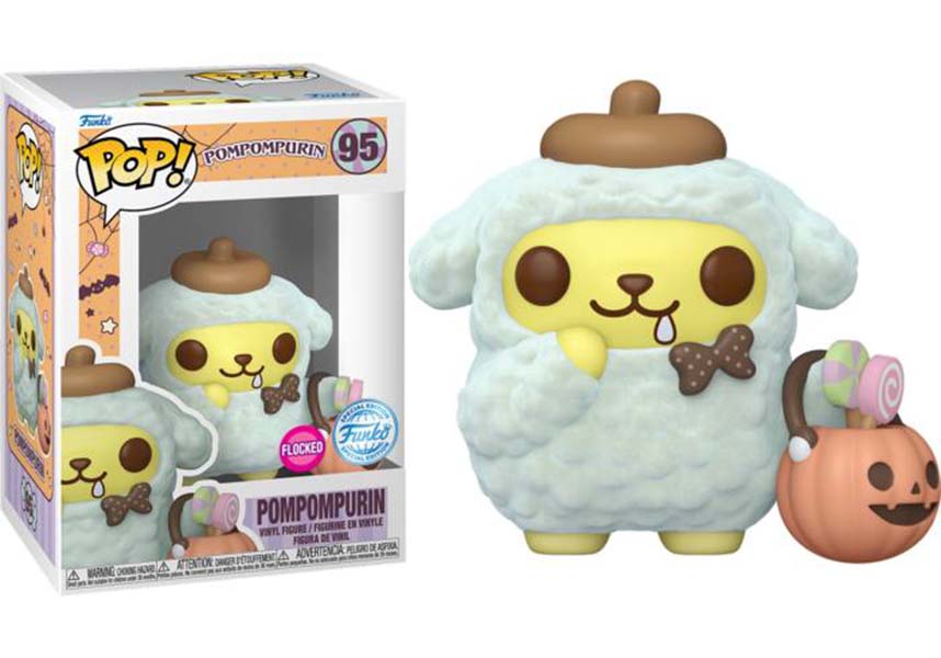Sanrio Pompompurin Halloween Flocked POP! Vinyl Figure [Restricted Sale]