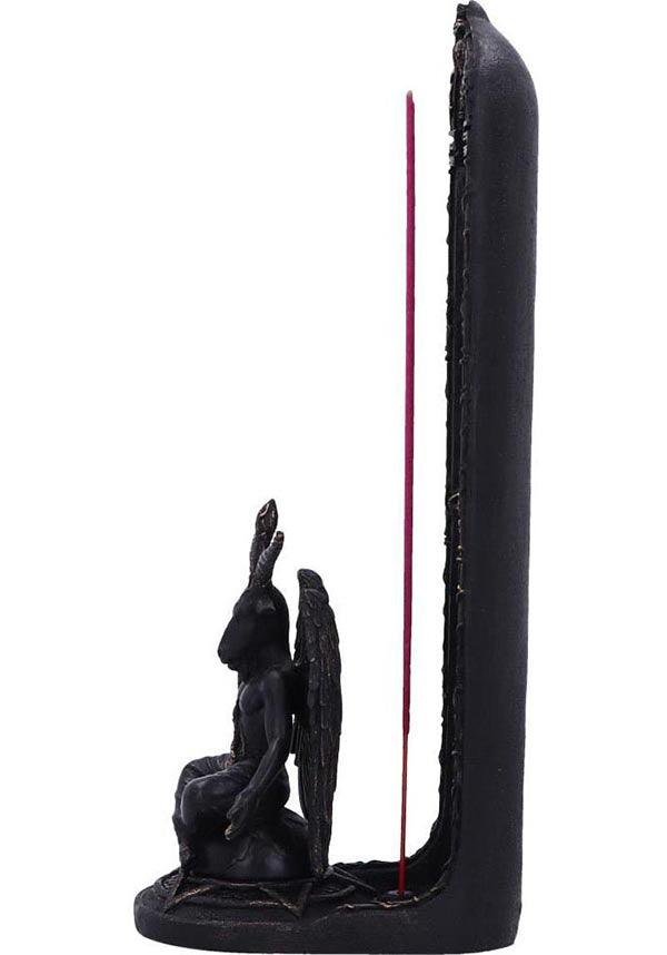 Exquisitely Hand - painted Baphomet's Essence Incense Burner for Gothic Lovers