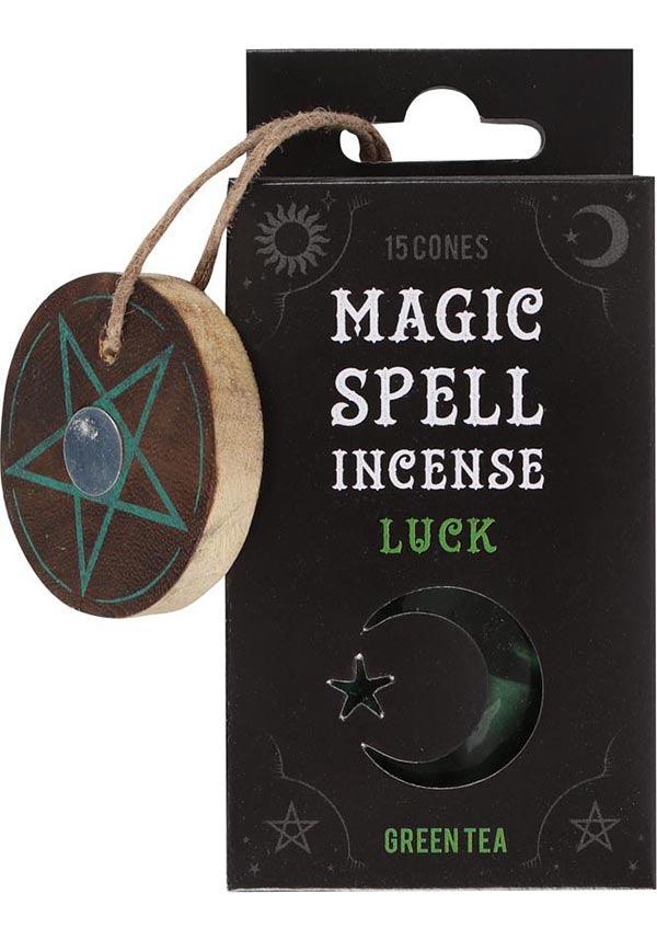 Enchanting Magic Spell Incense Cones with Pentagram Holder