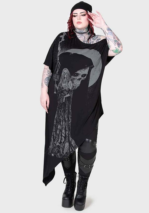 Lights Go Out Women's Midi Dress with Custom Graphic