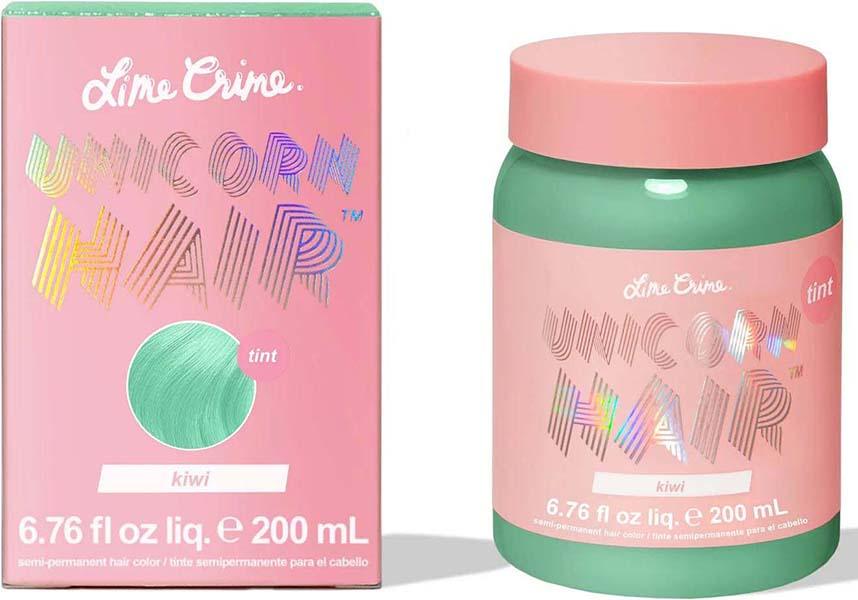 Lime Crime Unicorn Pastel Green Hair Colour Tint - Vegan & Damage - Free