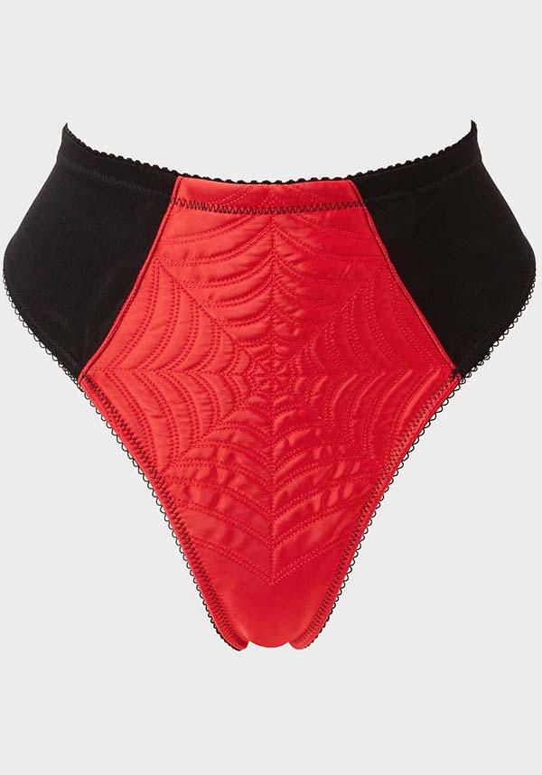 Scarlet Soft-Stretch Spiderweb High-Waisted Panty