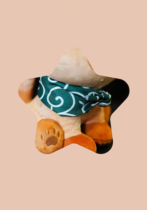 Soft Pon Plush - Poko the Tanuki with Detachable Leaf