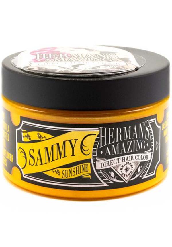 Sammy Sunshine Warm Yellow Semi - permanent Vegan Hair Colour
