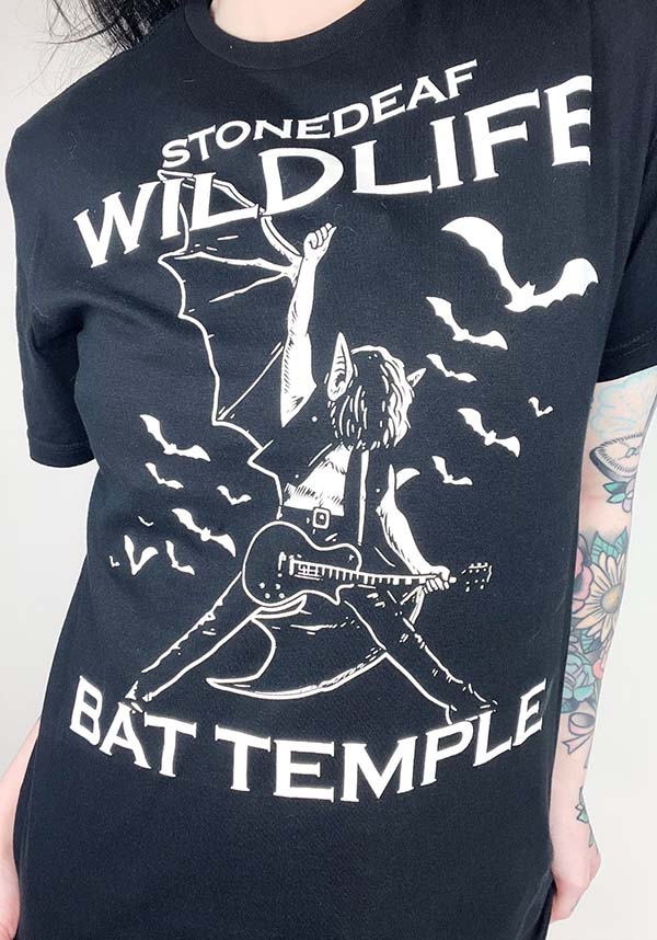 Bat Temple STONEDEAF CHARITY Men's Regular Fit T-Shirt