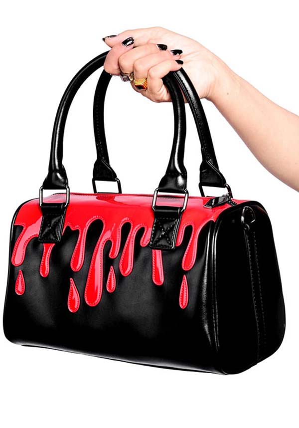 Blood Drip Mini Handbag - Ideal for On - the - go Horror Queens