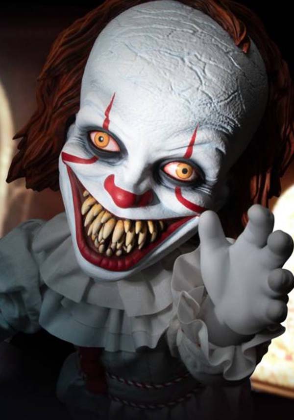 2017 It Movie: Sinister Talking Pennywise 15-Inch Collectible Action Figure