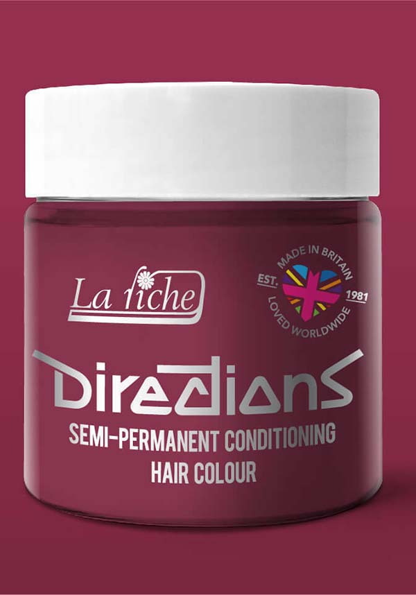 Vibrant Rose Red Hair Colour Dye - 100ml Bottle