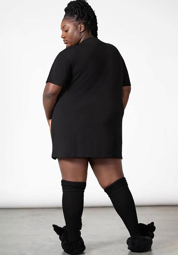 Magic Rest Soft & Stretch T-Shirt Dress with Inspiring Print