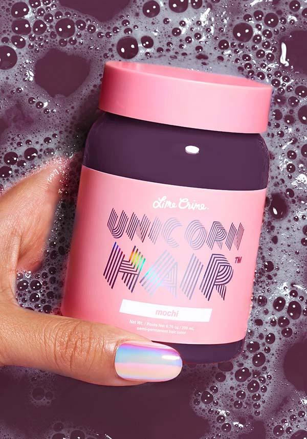 Lime Crime Semi - Permanent Unicorn Hair Colour in Strong Smokey Lavender
