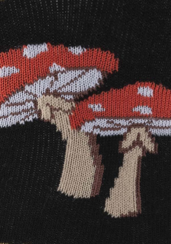 Let That Shiitake Go Themed Knee High Stretch Socks for Both Men and Women