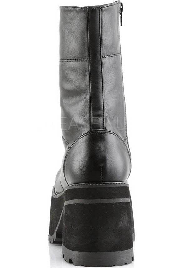 Black Ranger-301 Platform Mid Calf Boots - Preorder
