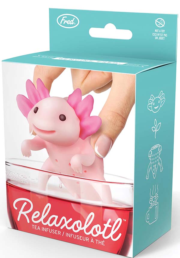 Fred's Relaxing Axolotl Tea Infuser - A Charming Way to Brew Tea