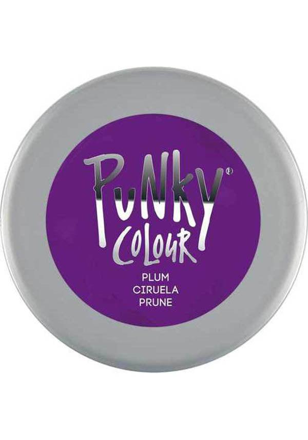 Punky Semi - Permanent Plum Hair Colour for Whimsical Looks
