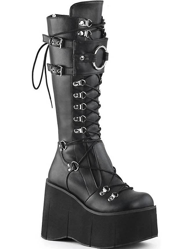Black KERA-200 Platform Boots - Preorder Available