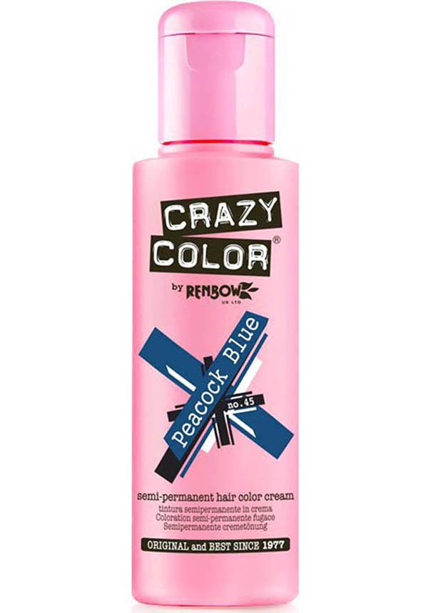 Vibrant Peacock Blue Semi - permanent Vegan Hair Colour