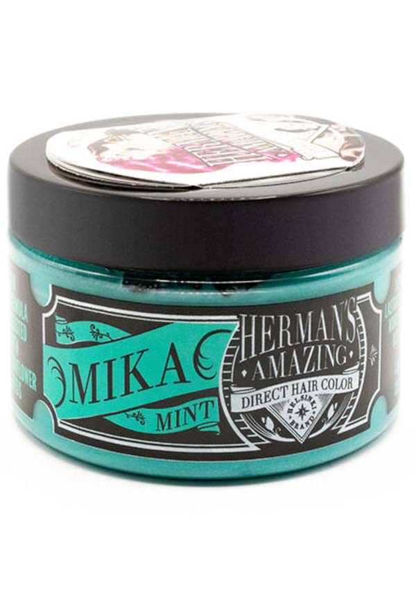 Mika Mint Semi - Permanent Vegan Hair Colour with Sunflower Seeds, 125ml