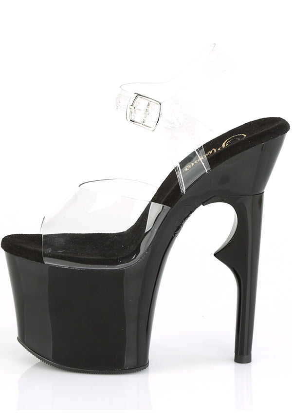LOVETHORN-708 Ankle Strap Heel Sandals in Clear or Black Color Options [Pre-order Available]