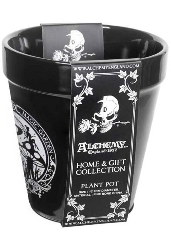 Enchanted Magic Garden Ceramic Plant Pot for Alchemists and Apothecaries