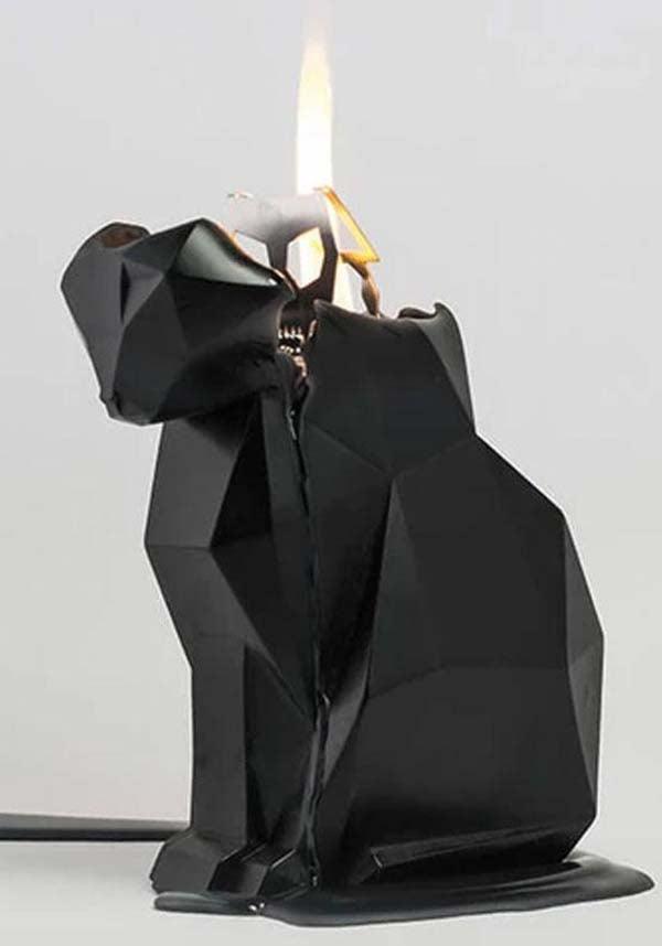 Black Kisa Cat-Shaped Decorative Candle