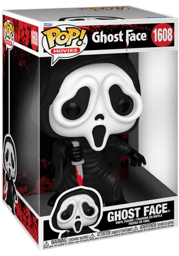 Scream Horror Collection: 10 - Inch Pop! Vinyl Figure of Ghostface Holding a Knife