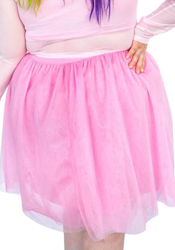 Laurel Pastel Mini Tulle Skirt with Adjustable Waist Ties