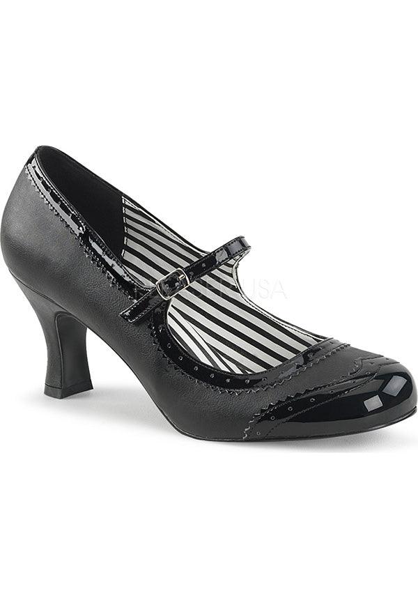 PREORDER - Jenna-06 Black Vegan Kitten Heels