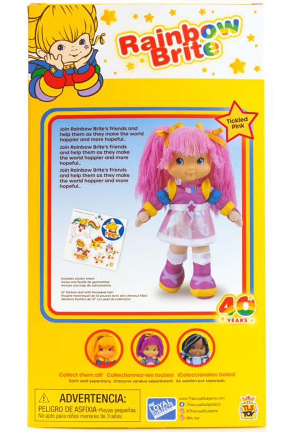 Rainbow Brite 12-Inch Tickled Pink Collectible Doll