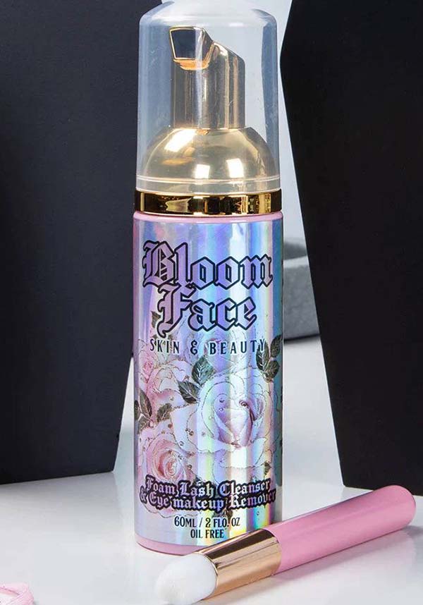 Bloomface Lash and Eye Makeup Remover Cleanser - Ideal for Delicate Eye Areas