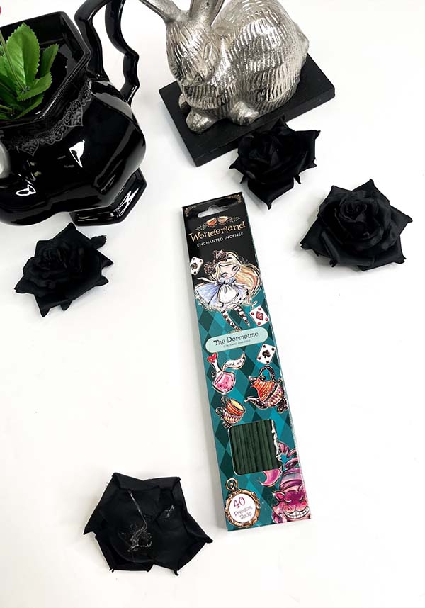 Wonderland Themed Incense Sticks Set Along With a Handy Incense Holder