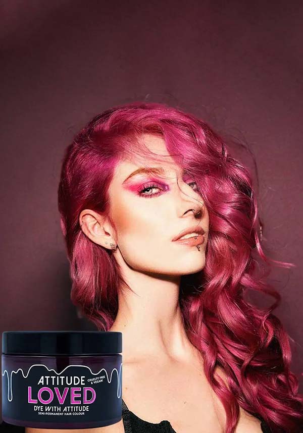 Attitude Semi - permanent Pink Hair Dye - Loved for Self - love and DIY