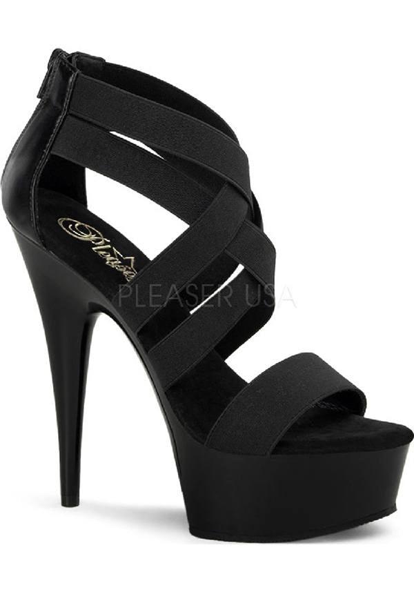 PREORDER! DELIGHT-669 Black Platform Heels - Stylish & Vegan
