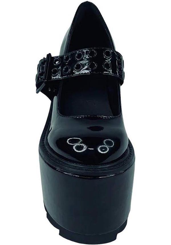 Black Dune Platform Mary Jane Shoes - Final Sale