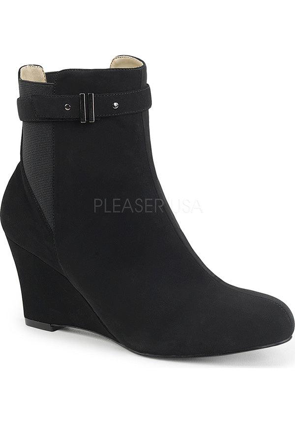 PREORDER: Kimberley 102 Ankle Boots in Black Vegan Suede