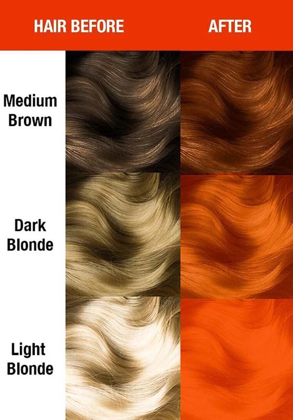 Classic Psychedelic Orange Sunset Semi - Permanent Hair Color