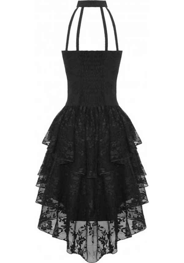 Enchanting Swan Lake Halter Style Women's Evening Dress