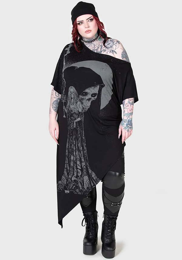 Lights Go Out Women's Midi Dress with Custom Graphic