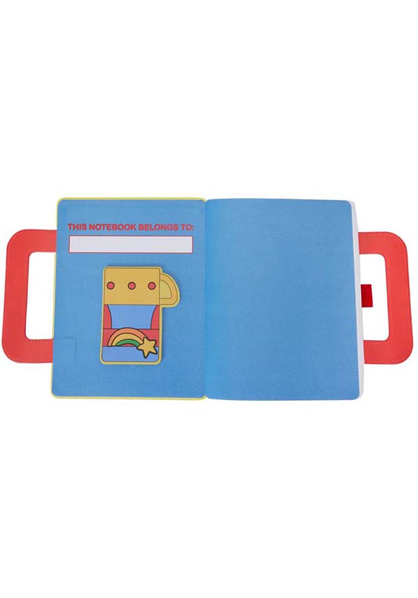 Loungefly Rainbow Brite Themed Rainbow Journey Lunchbox-Style Notebook Journal