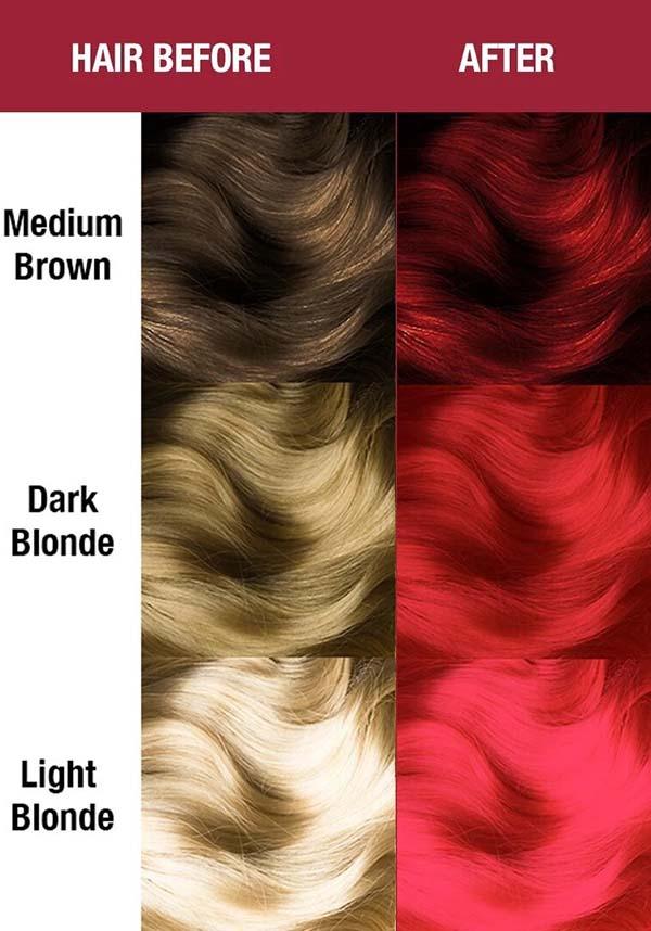 Classic Crimson Rock N' Roll Red Hair Dye