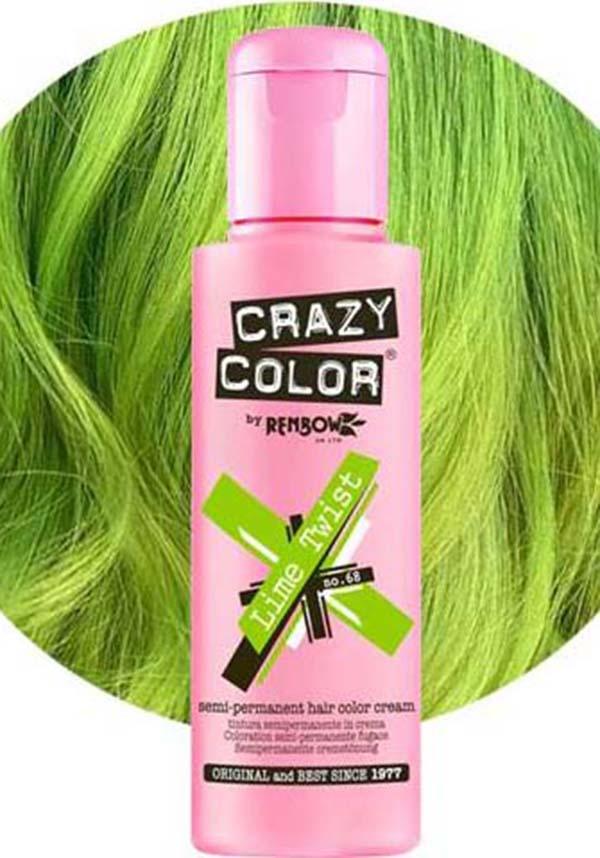 Lime Twist Semi - permanent Vegan Hair Colour for Bright Results