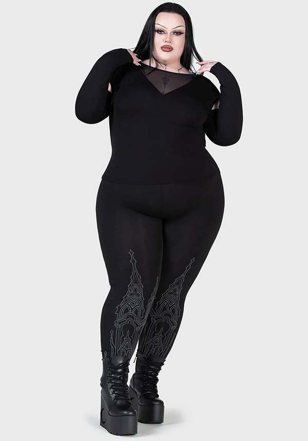 Secret Shrine Design Women's Stretchable High - Waisted Leggings