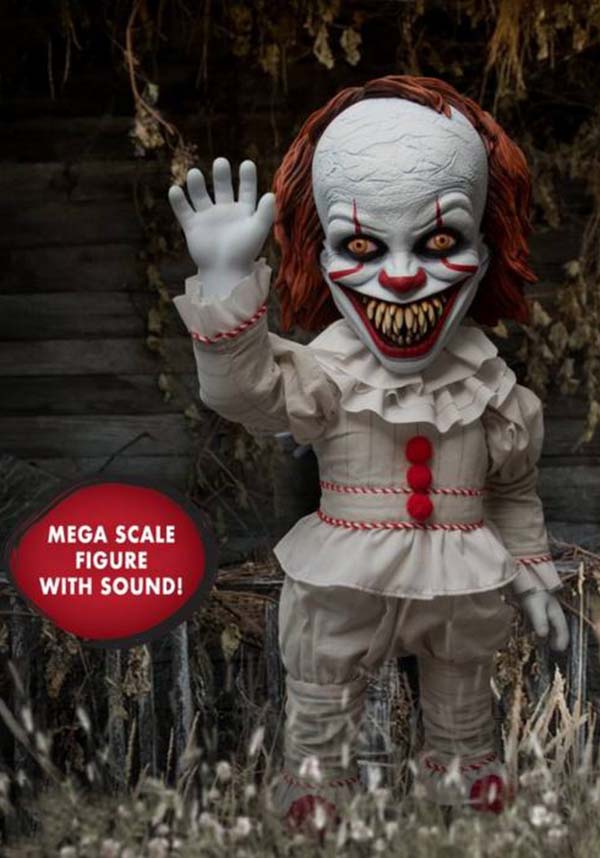 2017 It Movie: Sinister Talking Pennywise 15-Inch Collectible Action Figure