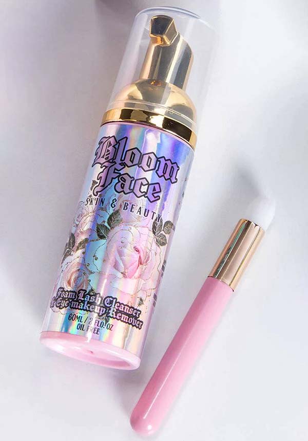 Bloomface Lash and Eye Makeup Remover Cleanser - Ideal for Delicate Eye Areas