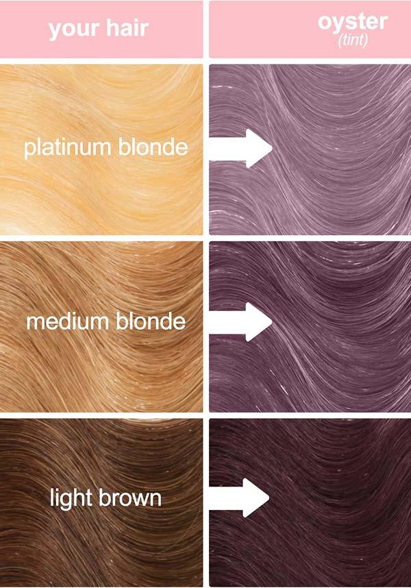 Oyster Lavender Grey Unicorn Semi - Permanent Fantasy Hair Colour Tint for Magical Hair Transformation
