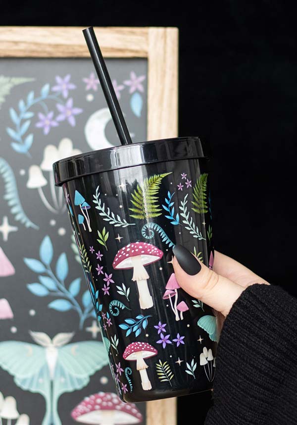 Magical Dark Forest Inspired Plastic Tumbler for Drinkware Collection